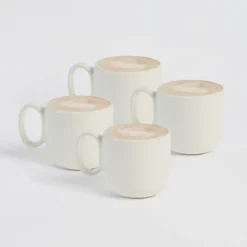 Bellevue Stoneware Mug Set of 4