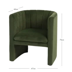 Bentley Velvet Occasional Chair