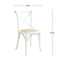 Bentwood Cross Back Dining Chair
