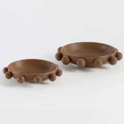 Betty Chocolate Brown Decorative Bowl
