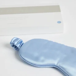 Blue Mulberry Silk Eye Mask