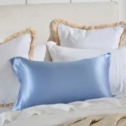 Blue Mulberry Silk Pillowcase