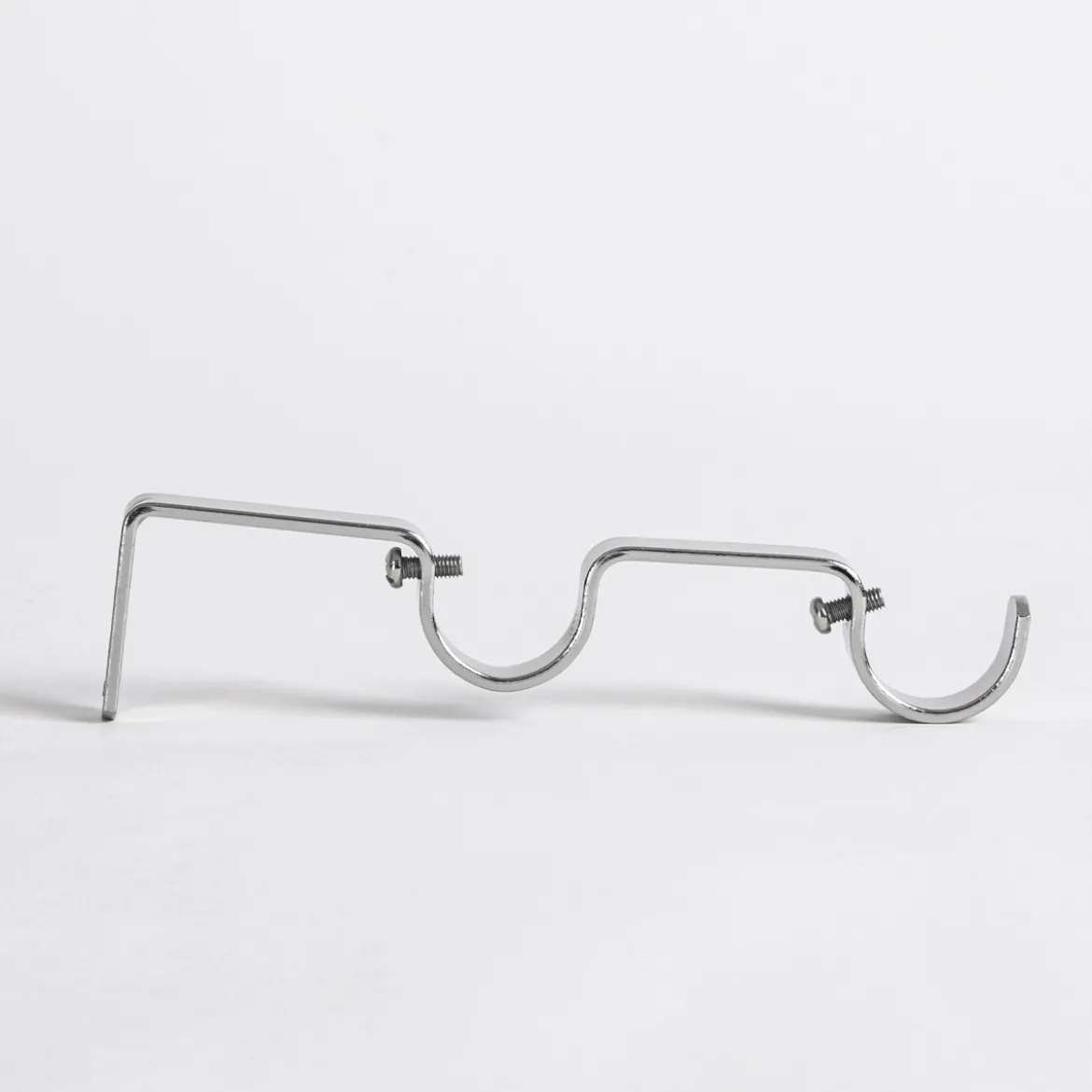 Bodie Chrome Double Rod Bracket 3 Pack