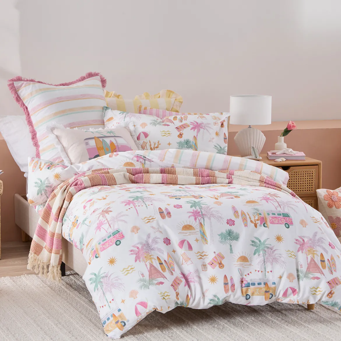 Bonny Hills Reversible Quilt Cover Set