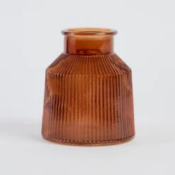 Boston Ribbed Glass Vase