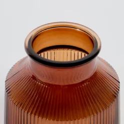 Boston Ribbed Glass Vase