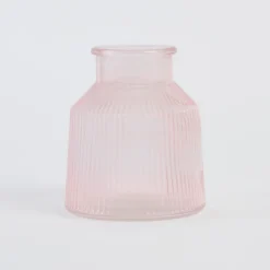 Boston Ribbed Glass Vase