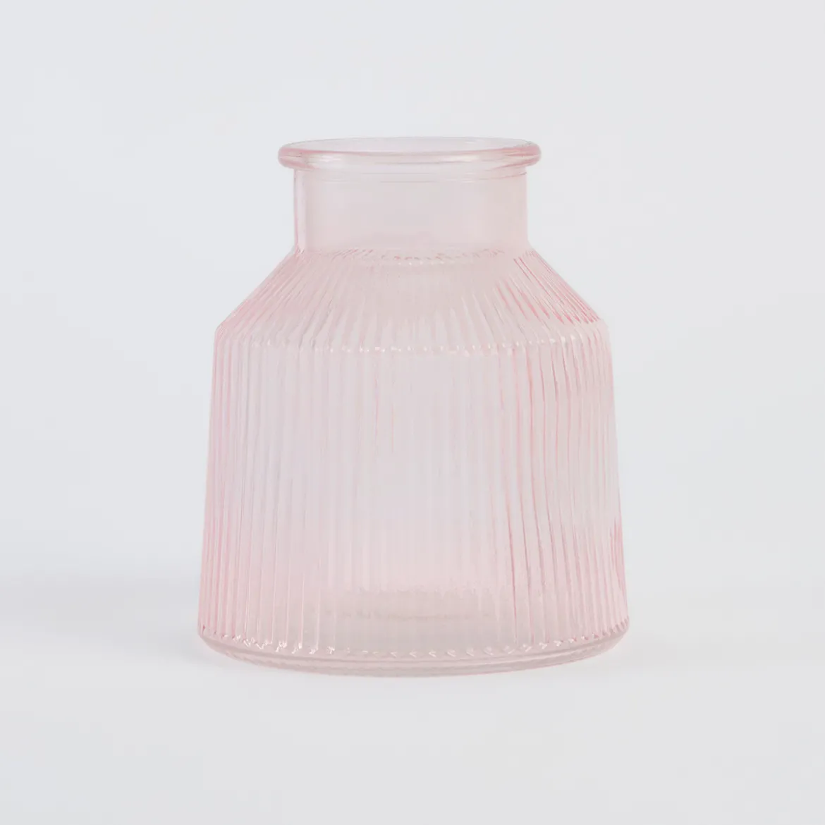 Boston Ribbed Glass Vase