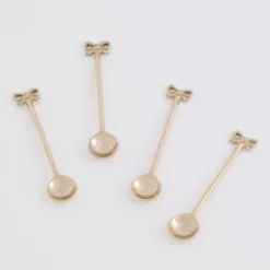 Bow Dessert Spoon Set of 4