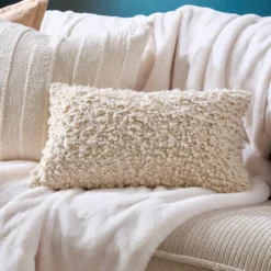 Cali Chunky Boucle Oblong Cushion