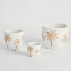 Cali Palm Decorative Pot