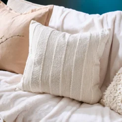 Cali Striped Boucle Square Cushion