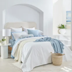 Camden White Coverlet Set
