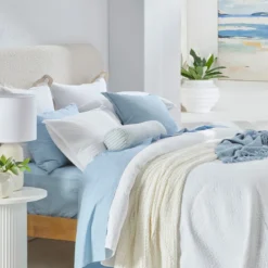 Camden White Coverlet Set