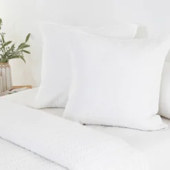 Camden White European Pillowcase