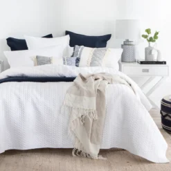 Camden White European Pillowcase