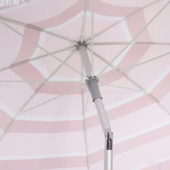 Carmelita Scalloped Fringed Beach Umbrella