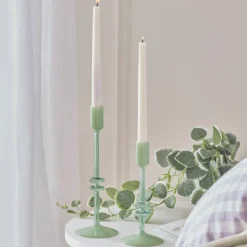 Carmine Candle Holder 2pc
