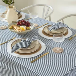 Catania Stripe Cotton Table Cloth