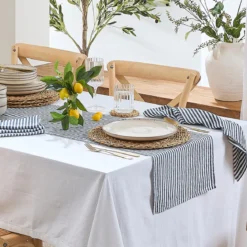 Catania Stripe Cotton Table Runner