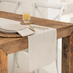 Catania Stripe Cotton Table Runner