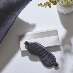 Charcoal Mulberry Silk Eye Mask
