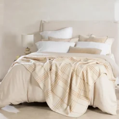 Check 460gsm Australian Wool Blanket