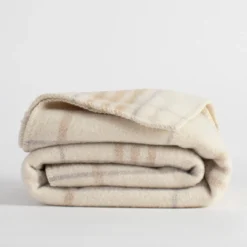 Check 460gsm Australian Wool Blanket