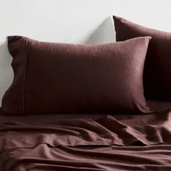 Chocolate Cotton Flannelette Sheet Set