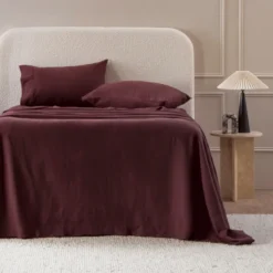 Chocolate Cotton Flannelette Sheet Set