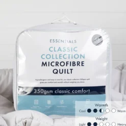Classic Collection 350gsm Microfibre Quilt