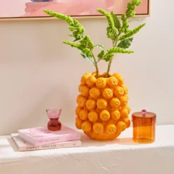Clementine Orange Vase