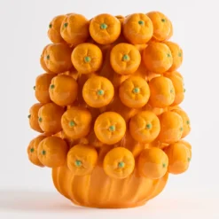 Clementine Orange Vase