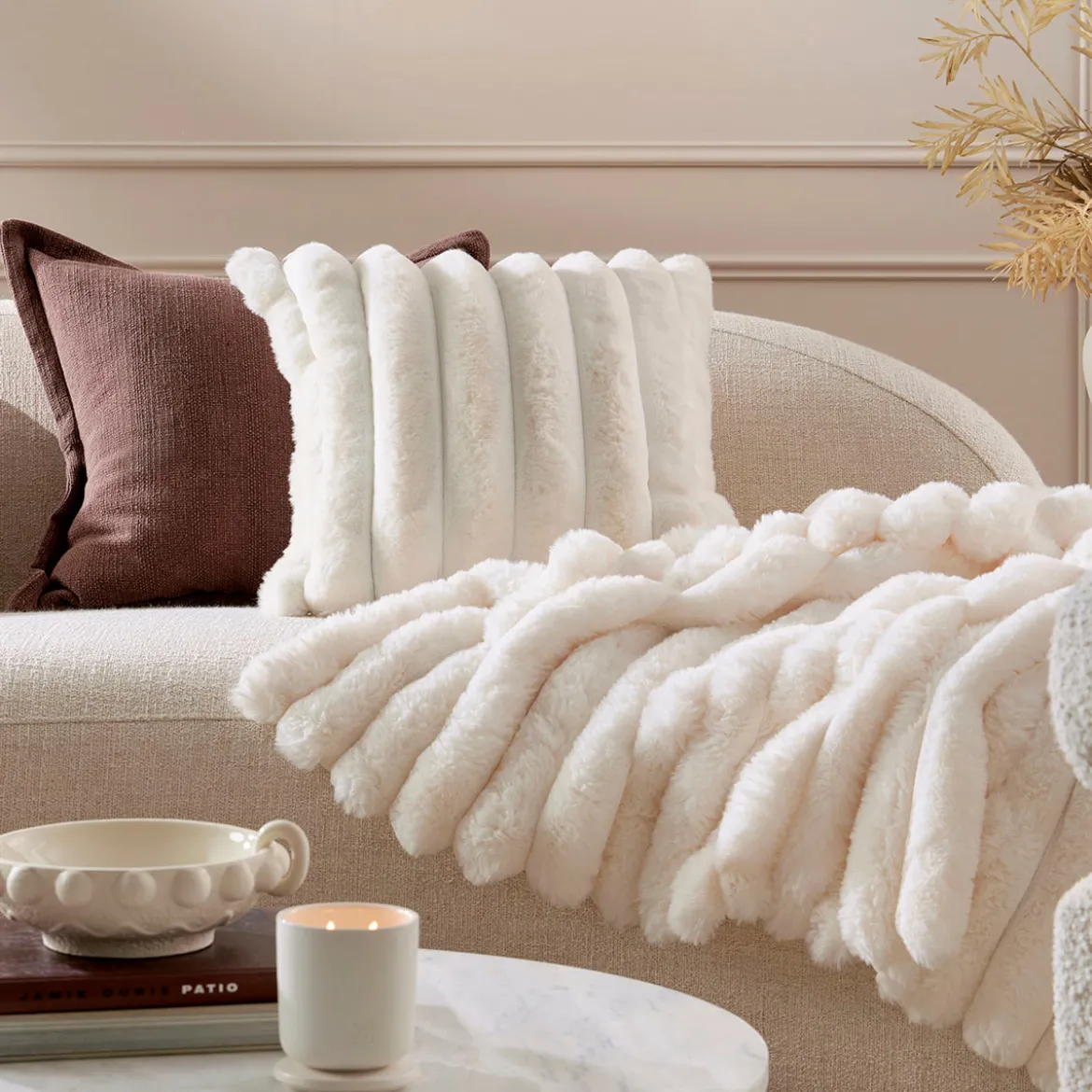 Copenhagen Faux Fur Cushion
