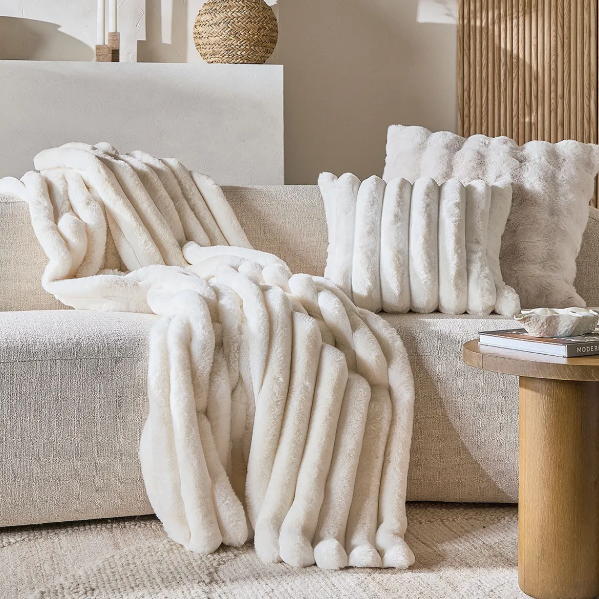 Copenhagen Faux Fur Cushion