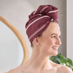 Cora Mahogany Microfibre Towel Wrap Range