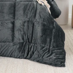 Cosy Cube Charcoal Comforter Set