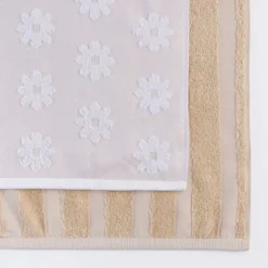 Daisy Natural Tea Towel Set of 2