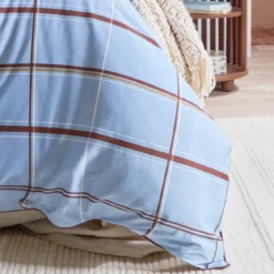 Dawson Reversible Check/Stripe Quilt Cover Set