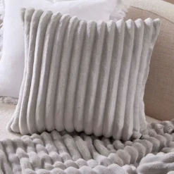 Denali Faux Fur Square Cushion