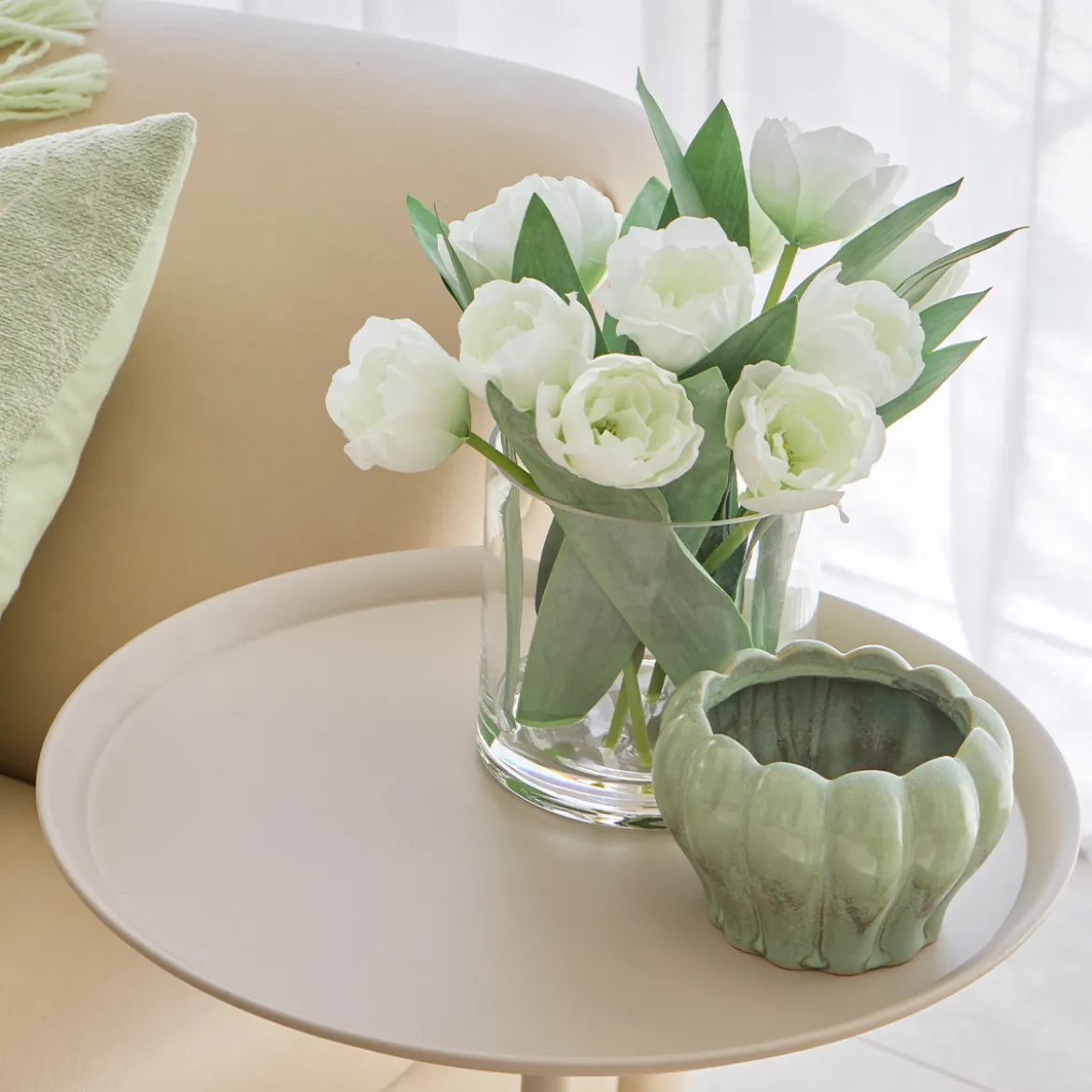 Dolly Sage Decorative Pot