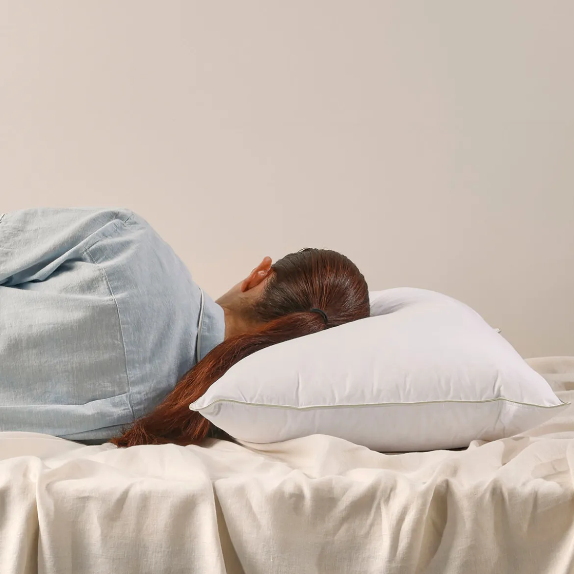 30/70 Duck Down Feather Firm Pillow