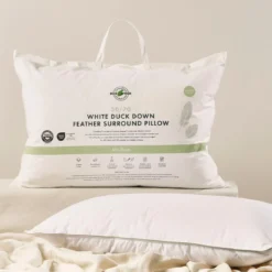 30/70 Duck Down Feather Medium Pillow
