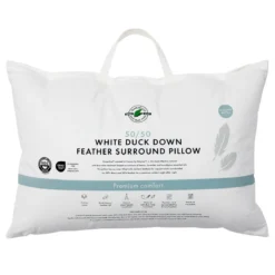 50/50 Duck Down Feather Surround Pillow