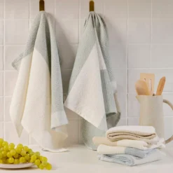 Duo Waffle Tea Towel Set of 2