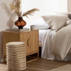 Dutton Natural Bedside Table