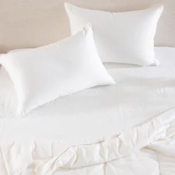 Eco Living Bamboo Cotton Pillow Protector Pair