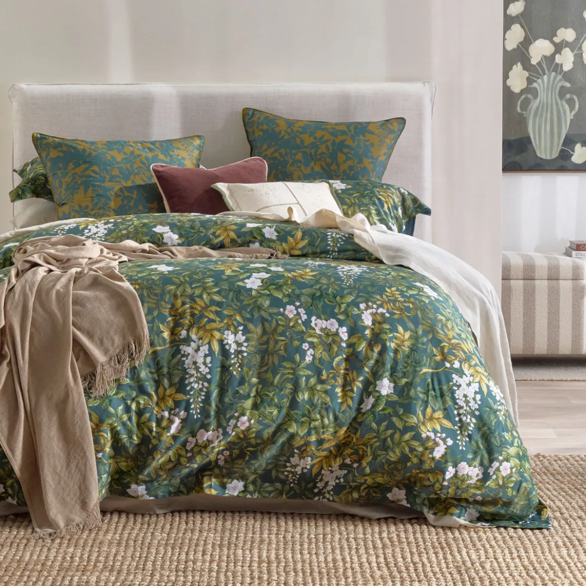 Eleanor Floral Quilt Cover Set