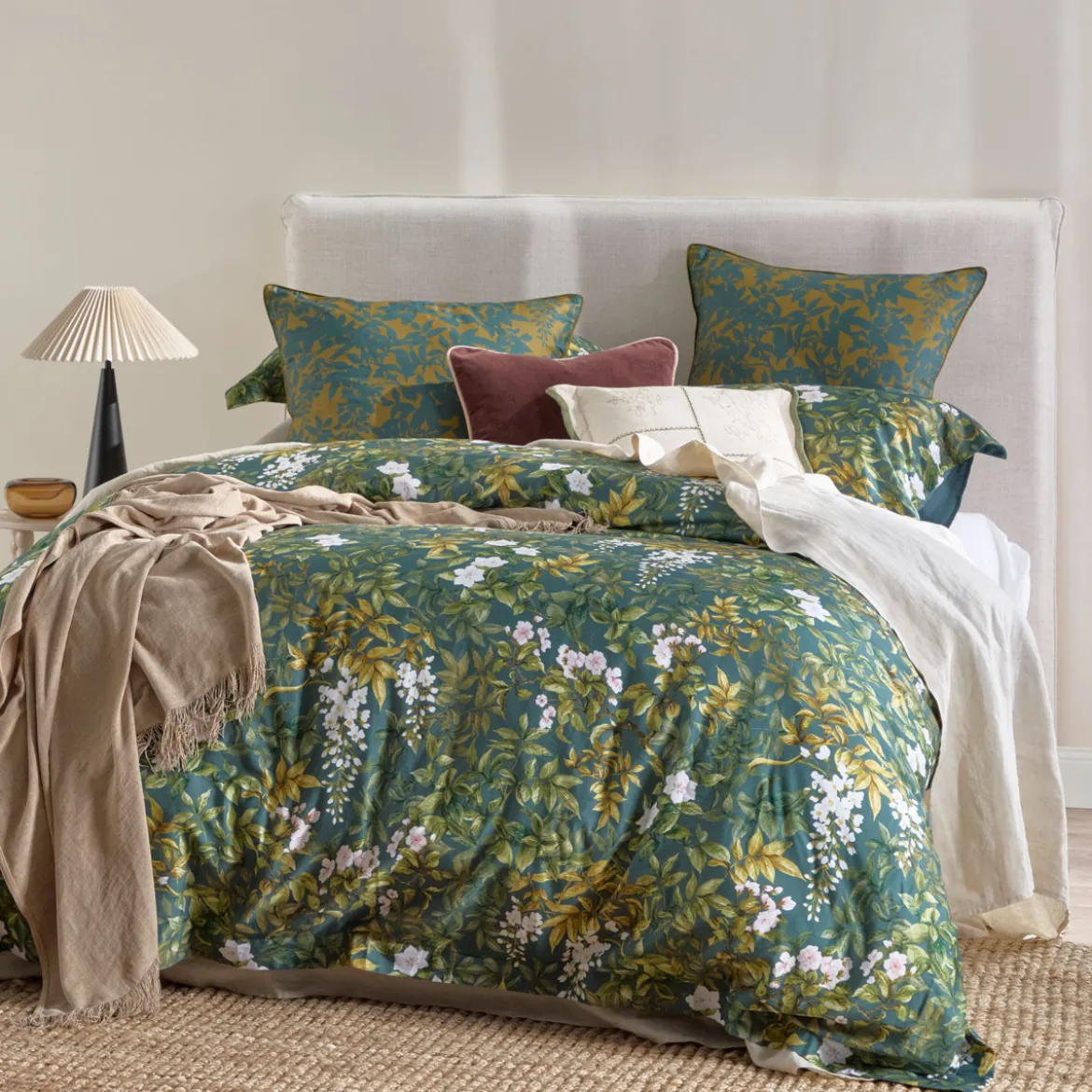 Eleanor Floral Quilt Cover Set