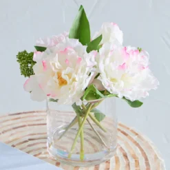 Ella Artificial Wild Peony Bouquet in Vase